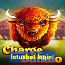 lotusbet login